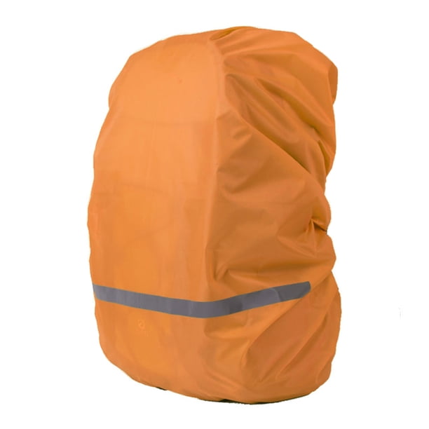 Soidarity Chubasquero ligero reflectante de alta calificación, impermeable, Poncho de lluvia, bolso de hombro ultraligero, impermeable Mochilas de mochilero naranja L Soidarity JJ22863-18