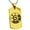 Gold, variant on Stainless Steel Mayan Hunab Ku Rune Engraved Dog Tag Pendant Necklace