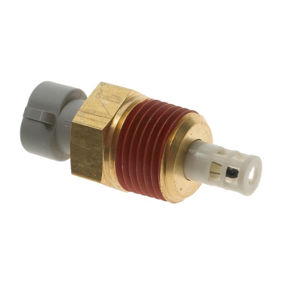 CarLights360 For Dodge Ram 2500/Ram 3500 1994 1995 1996 1997 Intake Air Temperature Sensor | Gray/Gold Color | Plug In Connector | Screw-In Mounting Type | Blade Terminal