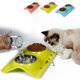 thumbnail image 4 of de Agua de Comida para Mascotas de material acero Inoxidable Tazón de Alimentación Portátil para Y Rosado Yinane Cuenco para mascotas, 4 of 8