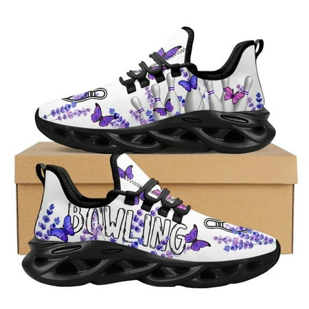 

Bowling Lovers Ladies Running Sneakers Wear Resistant Outdoor Flat Shoes for Women Female Casual Blade Footwear New Fashion Gift