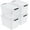 70 Quart, variant on 18 Quart Clear Plastic Storage Box with Handle, Latching Bins with Lid, 4 Packs