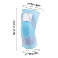 thumbnail image 1 of 2-Pack Breathable Knee Compression Sleeves Support Brace with Stabilizing Strap for Sports Running Meniscus Protection Joint Stability Lightweight Nylon, 1 of 1