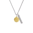 thumbnail image 2 of Delight Jewelry Goldtone Engraved Class of 2022 Silvertone Always My Mother Bar Charm Necklace, 23", 2 of 4