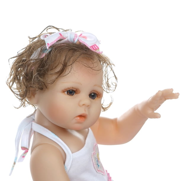 Muñeca realista de 48cm, juegos de simulación de silicona impermeables, Kits de muñecas para niños Tmvgtek libre de BPA