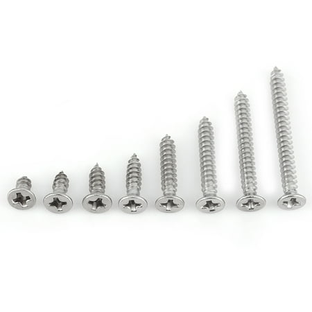 

2024 200pcs M3 Stainless Steel SS304 SelfTapping Screws Pan Flat Truss Head