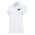 thumbnail image 2 of Women's-Antigua  White Philadelphia Eagles St. Patrick's Day Era Polo, 2 of 4