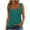 04-Green, variant on Womens Tank Tops Summer T Shirts Casual Solid Color Camisole Sleeveless V-Neck T-shirt Loose Tank Top Red L