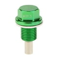 thumbnail image 1 of ziyahi M12X1.25 Anodized Magnetic Engine Oil Pan Drain Bolt Plug for Green, 1 of 7