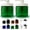 Green/White, variant on Royal Massage 16oz Massage Oil/Lotion/Cream Pump Jar with Locking Twist Top (Green/Black, 1)