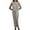 White, variant on GigrtiJin Womens Elegant Glitter 2 Piece Outfits Sequin Sleeveless Crop Top and Sparkle Maxi Pencil Skirt Party Set