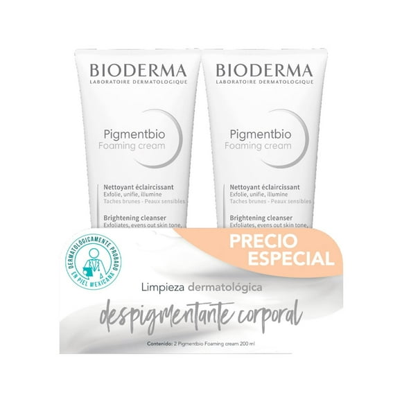 Limpiador Exfoliante BIODERMA Pigmentbio Crema Espumosa para Rostro