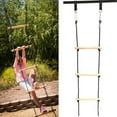 thumbnail image 5 of SPRING PARK Swing Set Rope Ladder for Kids - Exercise Climbing Rope Ladder Swing Equipment, 5 of 7