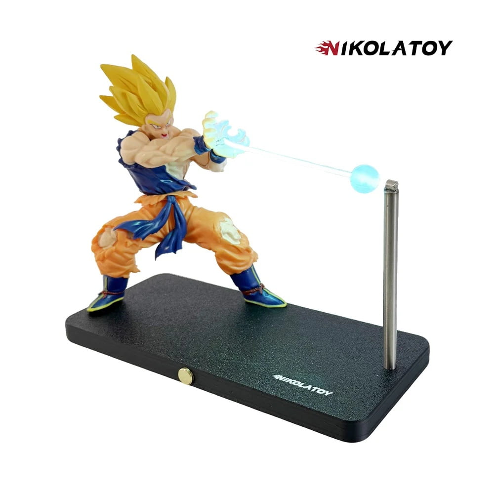 NikolaToy Dragon Ball Kakarotto Son Goku Kamehameha Wave Light Lamp Model Ornament Anime Peripheral Toys Gifts