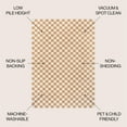 thumbnail image 3 of JONATHAN Y WASHABLE 8 x 10 Area Rug, Ainsley Cottage Checkerboard Washable - Gold/Cream, WSH126B-8, 3 of 7