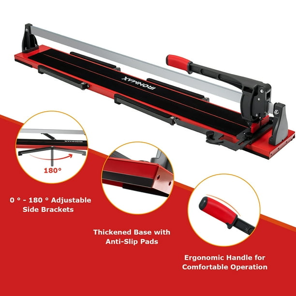 IronMax 48 Manual Tile Cutter Porcelain Cutter Machine Tungsten
