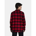 thumbnail image 2 of George Men's and Big Men's Flannel Shirt with Long Sleeves, Sizes XS-3XLT, 2 of 9