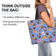 thumbnail image 2 of Balery Fastfoods Bolsa Tote Estilo Estético con Cremalleras, Bolsa de Hombro, Bolsa de Compras Grande y Plegable, 2 of 8