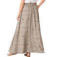 thumbnail image 4 of Cueply Long Skirts for Women Summer Maxi Skirt Elastic High Waist Tie Fashion Beach Dress with Pockets, 4 of 6