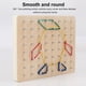 thumbnail image 2 of Juguete Desarrollo Temprano Geoboard 2 Juegos Montessori para 3 Años, 2 of 9
