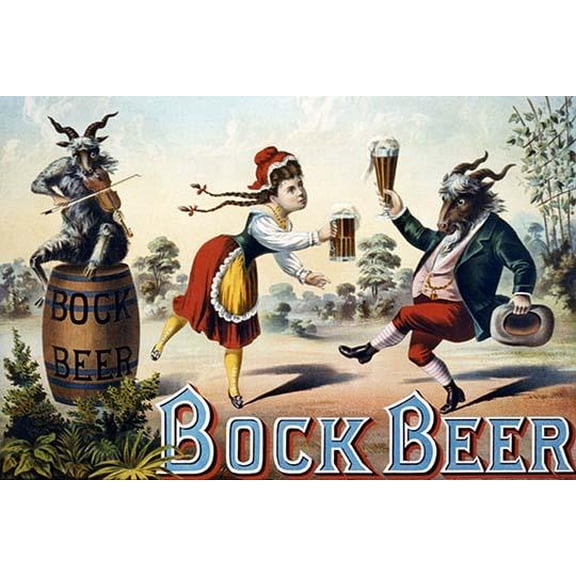 Bock Beer Celebration- Fine Art Canvas Print (20" x 30")