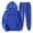Blue, variant on Men And Women Autumn And Winter Fashion Casual Letter Printed Casual Hoodie Sweatshirt Sweatpants Sports Tracksuit Set Suit 42r