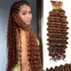 thumbnail image 1 of Cabello humano trenzado BIZVUS Deep Wave Boho a granel 110 g #30, 1 of 6