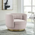 thumbnail image 3 of Relish Performance Velvet Swivel Chair-EEI-4999, 3 of 8