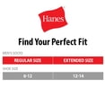 thumbnail image 6 of Hanes Mens Crew Socks Pack, 12-Pack, X-Temp Cushioned Socks for Men, Moisture-Wicking for big & tall men, 6 of 6