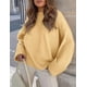 thumbnail image 2 of Suéter PRETTYGARDEN Amarillo Oversize Cuello Redondo XL, 2 of 8