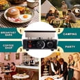 thumbnail image 5 of 25-Hole Mini Pancake Maker, Non-Stick Electric Griddle with Adjustable Temp & Timer, 900W, 11"×11"×6.7", for Commercial & Home Breakfast Use, 5 of 8