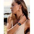 thumbnail image 6 of Wearlizer Beaded Agate Band Compatible with Apple Watch 38/40/41/42/44/45/46/49mm, Handmade Natural Stone Stretch Bracelet for Women, Boho Strap for iWatch Series 11/10/9/8/7/6/5/4/SE/Ultra, 6 of 7