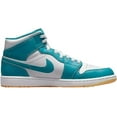 thumbnail image 2 of Men's Jordan 1 Mid Aquatone/Celestial Gold-White (DQ8426 400) - 14, 2 of 6
