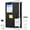Black Felt, variant on 38"x28" Enclosed Bulletin Board Tamper-Proof Dispaly Case, Aluminium Frame, Shatter Resistant Lockable Bulletin Board, Enclosed Cork Board for School, Office, Commercial, Hospital etc