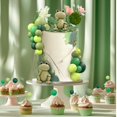 thumbnail image 4 of 25 Uds. Adorno De Pastel De Rana, Decoración De Pastel De Rana, Adorno De Bola Para Pastel Para Niños Y Niñas, Decoración De Fiesta De Cumpleaños De Rana, Selva Tropical, 4 of 5