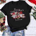thumbnail image 2 of DPTALR Blouses de Noël Décontractées pour Femmes Manches Courtes Col Rond Imprimé T-Shirts Pulls Hauts, 2 of 4