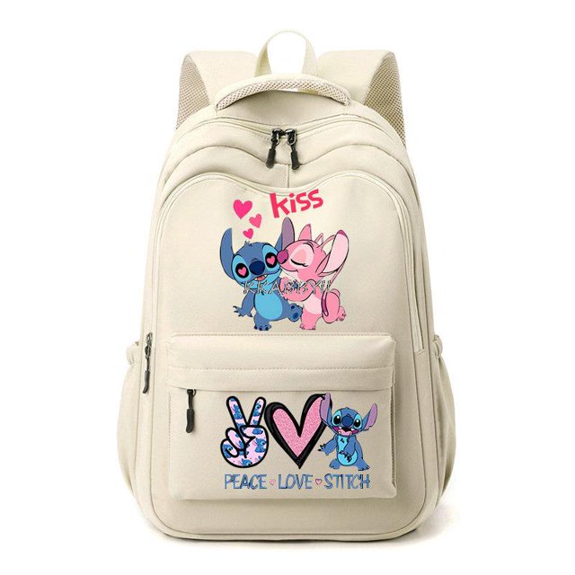 Mochila escolar de Lilo y Stitch para estudiantes, bolsa de viaje impermeable de gran capacidad, bolsas de escuela secundaria para niños adolescentes