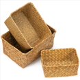 thumbnail image 1 of 18X Cesta de Almacenamiento de Hierba Marina, Cestas de Estantes de RatáN Hechas una Mano de Varios TamañOs y Cestas de Almacenamiento para el Hogar Cestas para Decoración, 1 of 4