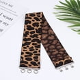 thumbnail image 4 of Wide elastic belt Metal buckle Waistband BROWN, 4 of 5