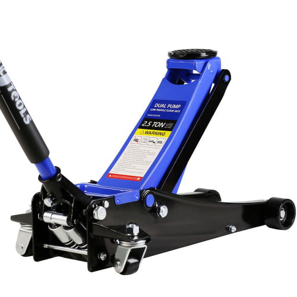 Jack Boss Floor Jack 3 Ton Capacity Fast Lift Service Jack Steel Heavy Duty Hydraulic Car Jack