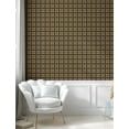 thumbnail image 5 of Ambesonne Retro Peel & Stick Wallpaper for Home, Checkered Floral, 13"x100", Multicolor, 5 of 6
