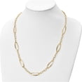 thumbnail image 2 of 14K Yellow Gold Jbsp's Polished D/C Fancy Link Necklace (24 X 5.72) Made In Italy lf1458-24, 2 of 5