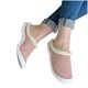 thumbnail image 4 of Zapatos de lona de corte bajo de fondo plano para mujer Zapatillas de algodón antideslizantes planas informales versión perezosa de un pie Wmkox8yii hj789, 4 of 6