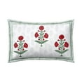 thumbnail image 3 of Homonation Traditional 3-Piece Hand Block Printed 400 TC Cotton King Bed Sheet Set, 3 of 4
