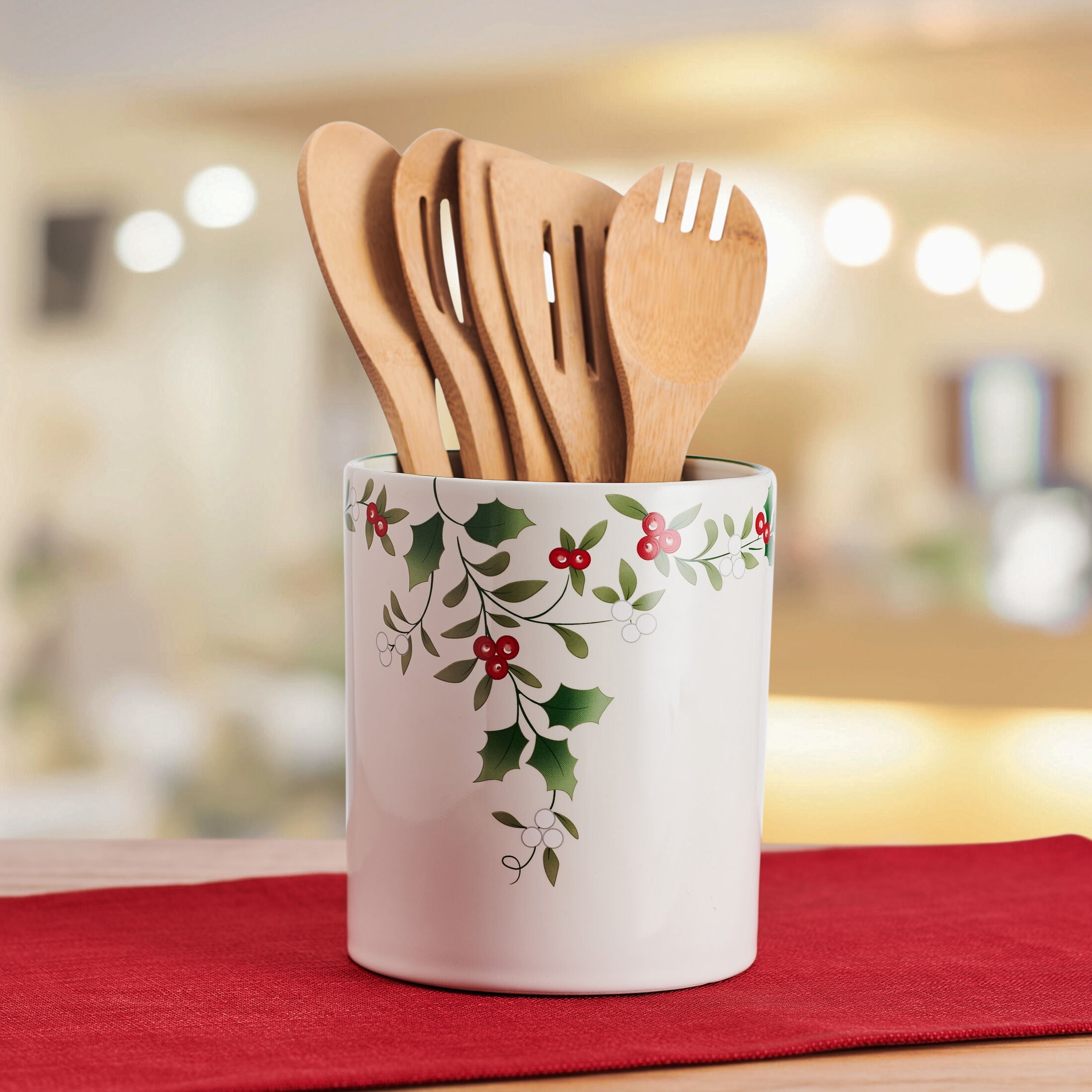 Pfaltzgraff Winterberry Utensil Crock