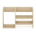 thumbnail image 6 of Furinno Hermite Desk Organizers, Office Organization with Accessories and Vertical File Holder, Desktop Book Shelf, for Office Supplies, Desk Accessories, for Study Room, Dorm, Natural Oak, 6 of 6