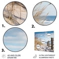 thumbnail image 3 of Designart "Calm Path To Dune Beach III" Nautical & Beach Metal Art Living Room, 3 of 5