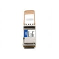 thumbnail image 3 of AddOn - QSFP28 transceiver module (equivalent to: Arista Networks QSFP-100GBASE-SR-BD-AR) - 100GbE - 100GBase-SR - LC multi-mode - up to 328 ft - 844-918 nm - TAA Compliant - for P/N: QSFP-100GBASE-SR-BD-DE-AO, 3 of 3