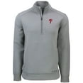 thumbnail image 2 of Men's Cutter & Buck  Gray Philadelphia Phillies Roam Eco Recycled Quarter-Zip Pullover, 2 of 3