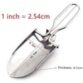 thumbnail image 3 of PYYAN-Garden Trowel Mini Outdoor Foldable Hand Shovel (Olive-2pcs), 3 of 4